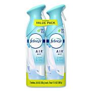Febreze AIR, Linen and Sky, 8.8 oz Aerosol Spray, 2/Pack (17340PK)