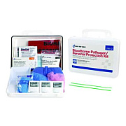 First Aid Only Bloodborne Pathogen Spill Clean Up Kit with CPR Pack, 31 Pieces, Plastic Case (216O)