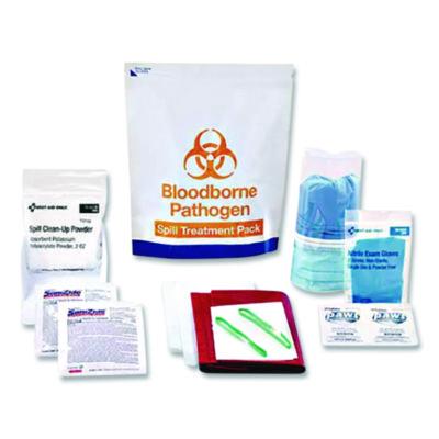 First Aid Only 15-Piece Blood-Borne Pathogen Treatment Pack, 15 Pieces, Resealable Plastic Bag (91169)