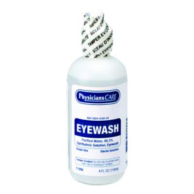 PhysiciansCare by First Aid Only First Aid Refill Components Disposable Eye Wash, 4 oz Bottle (340204)