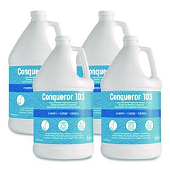 Fresh Products Conqueror 103 Odor Counteractant Concentrate, Cherry, 1 gal Bottle, 4/Carton (1WBCHCT)