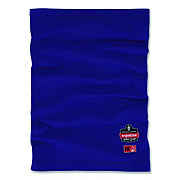 ergodyne Chill-Its 6493FR FR Cooling Neck Gaiter, Modacrylic Knit, One Size Fits Most, Blue (42138)