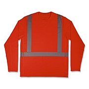 ergodyne Chill-Its 6688 Type R Class 2 Cooling Hi-Vis Sun Shirt with UV Protection, 2X-Large, Orange (12234)