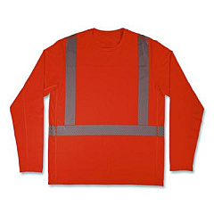 ergodyne Chill-Its 6688 Type R Class 2 Cooling Hi-Vis Sun Shirt with UV Protection, 3X-Large, Orange (12235)
