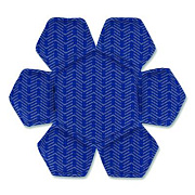 ergodyne Chill-Its 6612 Hard Hat Cooling Top Pad, 6" dia, Blue, 3/Pack (12448)