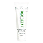 BIOFREEZE Professional Colorless Topical Analgesic Pain Reliever Gel, 4 oz Tube (420413)