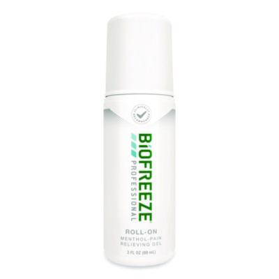 BIOFREEZE Professional Green Roll-On Topical Analgesic Pain Reliever, 3 oz Roll-On (540935)