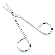 First Aid Only First Aid Scissors, 4.5" Long, Straight Nickel Handle (813161)