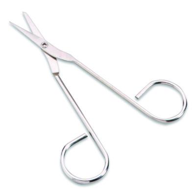 First Aid Only First Aid Scissors, 4.5" Long, Straight Nickel Handle (813161)