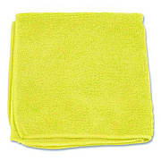 Boardwalk Microfiber Cleaning Cloths, 12 x 12, Yellow, 12/Pack (12YELCLOTH)