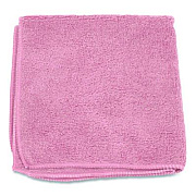 Boardwalk Microfiber Cloths, 12 x 12, Pink, 12/Pack (12PINCLOTH)