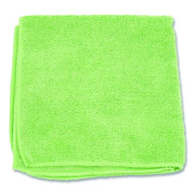 Boardwalk Microfiber Cloths, 12 x 12, Green, 12/Pack (12GRECLOTH)