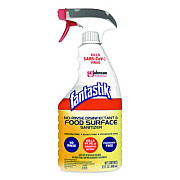 Fantastik No Rinse Disinfectant and Food Surface Sanitizer, Unscented, 32 oz Trigger Spray Bottle (354125)