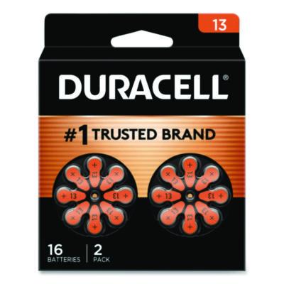 Duracell Hearing Aid Battery, #13, 16/Pack (DA13B16ZM09)