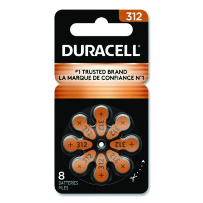 Duracell Hearing Aid Battery, #312, 8/Pack (DA312B8ZM09)