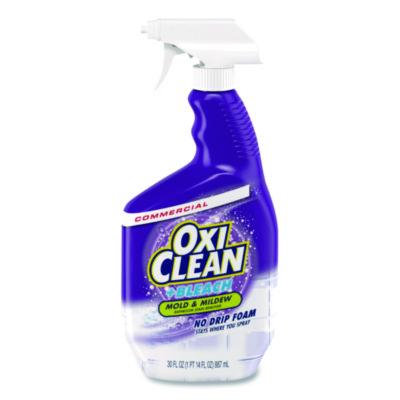 OxiClean Plus Bleach Mold and Mildew Stain Remover, Citrus Scent, 30 oz Spray Bottle, 8/Carton (5703730000)