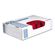 Heritage Healthcare Biohazard Printed Low-Density Can Liners, Infectious Waste, 44 gal, 3.2 mil, 37" x 50", Red, Flat Pack, 75/Carton (A7450ZR)