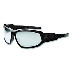 ergodyne Skullerz Loki Safety Glasses/Goggles, Black Full Frame, Clear Dual I/O Lens (56080)