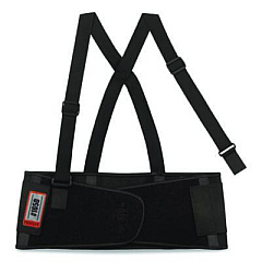 ergodyne ProFlex 1650 Economy Elastic Back Support Brace, Small, 25" to 30" Waist, Black (11092)