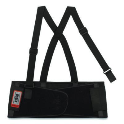 ergodyne ProFlex 1650 Economy Elastic Back Support Brace, Large, 34" to 38" Waist, Black (11094)