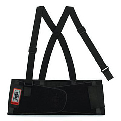 ergodyne ProFlex 1650 Economy Elastic Back Support Brace, 2X-Large, 42" to 46" Waist, Black (11096)