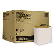 Boardwalk Interfold Napkins, 1-Ply, 8.8 x 6.3, Kraft, 500/Pack, 12 Packs/Carton (6000INTK)