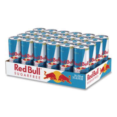 Red Bull Energy Drink, Sugar-Free, 8.4 oz Can, 24/Carton (122114)
