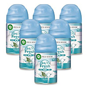 Air Wick Freshmatic Ultra Automatic Spray Refill, Fresh Waters, 5.89 oz Aerosol Spray, 6/Carton (79553)