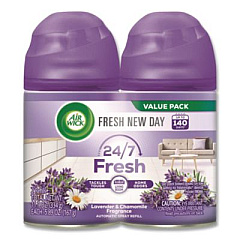 Air Wick Freshmatic Ultra Spray Refill, Lavender/Chamomile, 5.89 oz Aerosol Spray, 2/Pack, 3 Packs/Carton (85595)