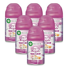 Air Wick Freshmatic Life Scents Ultra Refill, White Flowers and Melon Summer Delights, 5.89 oz Aerosol Spray, 6/Carton (91101)