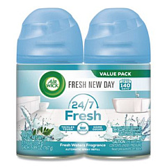 Air Wick Freshmatic Ultra Automatic Spray Refill, Fresh Waters, 5.89 oz Aerosol Spray, 2/Pack (82093PK)