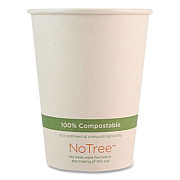 World Centric NoTree Paper Hot Cups, 12 oz, Natural, 1,000/Carton (CUSU12)