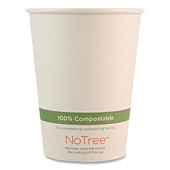 World Centric NoTree Paper Hot Cups, 12 oz, Natural, 1,000/Carton (CUSU12)