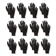 Boardwalk Palm Coated HPPE Gloves, X-Large (Size 10), Salt and Pepper/Black, 12 Pairs (0002910)
