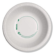 SOLO Compostable Paper Dinnerware, ProPlanet Seal, Bowl, 12 oz, White, 1,000/Carton (HB12PLANET)