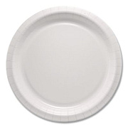 SOLO Compostable Paper Dinnerware, ProPlanet Seal, Plate, 10" dia, White, 500/Carton (HP10W)