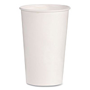 SOLO Double Sided Poly (DSP) Paper Cold Cups, 16 oz, White, 50 Cups/Sleeve, 20 Sleeves/Carton (RP16P2050)