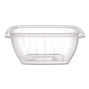 Dart Square Plastic Bowls, 12 oz, 8.5 x 8.5 x 2.64, Clear, Plastic, 63 Bowls/Sleeve, 8 Sleeves/Carton (C12SB)