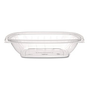 Dart Square Plastic Bowls, 32 oz, 5 x 5 x 1.49, Clear, Plastic, 63 Bowls/Sleeve, 4 Sleeves/Carton (C32SB)