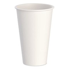 SOLO Thermoguard Insulated Paper Hot Cups, 16 oz, White Sustainable Forest Design, 600/Carton (DWTG16W)