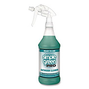 Simple Green Pro Bathroom Cleaner Ready-To-Use, 32 oz Spray Bottle, 12/Carton (1751032)