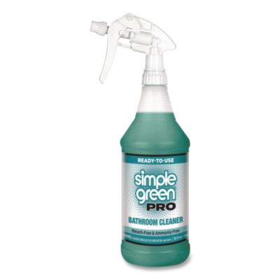 Simple Green Pro Bathroom Cleaner Ready-To-Use, 32 oz Spray Bottle, 12/Carton (1751032)
