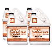 Simple Green Pro Odor Control, Lemongrass Eucalyptus, 1 gal Bottle, 4/Carton (0704128)