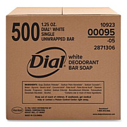 Dial Professional Antibacterial Deodorant Bar Soap, Floral Scent, 1.5 oz, 500/Carton (00095)