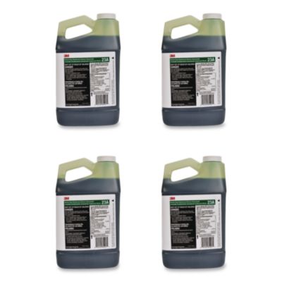 3M Neutral Quat Disinfectant Cleaner Concentrate 23A, 0.5 gal Bottle, 4/Carton