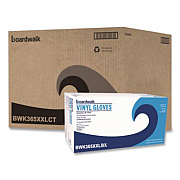 Boardwalk General Purpose Vinyl Gloves, Powder-Free, XX-Large, 2.6 mil Thick, 9.5" Long, Clear, 100/Box, 10 Boxes/Carton (365XXLCT)
