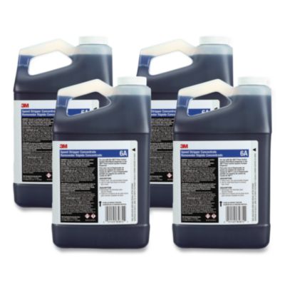 3M Speed Stripper Concentrate 6A, Mild Scent, 0.5 gal Bottle, 4/Carton