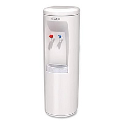 Oasis Atlantis Hot and Cold Water Dispenser, 1.4 gal, 12.8 x 13 x 40.5, White (504008)