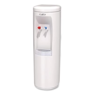 Oasis Atlantis Hot and Cold Water Dispenser, 1.4 gal, 12.8 x 13 x 40.5, White (504008)