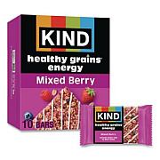 KIND Healthy Grains Energy Mixed Berry Bars, 1.4 oz Bar, 10/Box (67073)